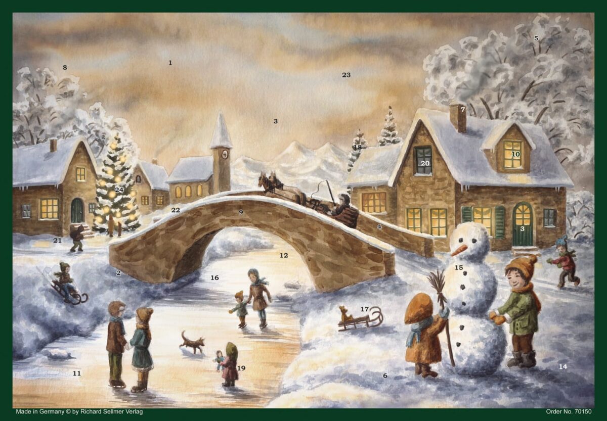 SELLMER Adventskalender 700 70150 An der Brücke – Hochwertig & günstig bei ShopDeca