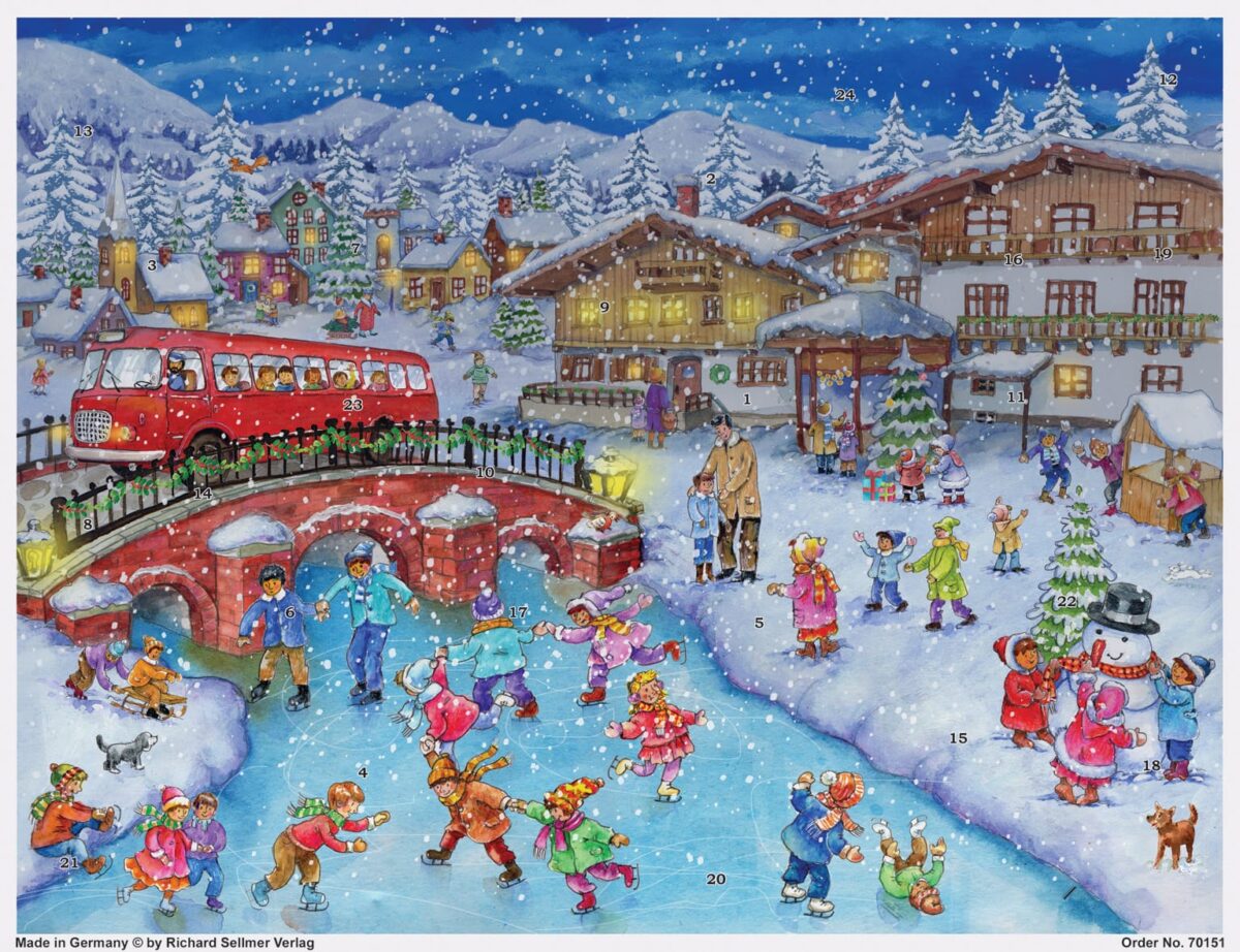 SELLMER Adventskalender 700 70151 Spiel und Spaß im Schnee – Hochwertig & günstig bei ShopDeca