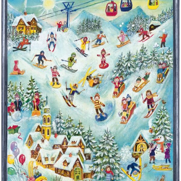 SELLMER Weihnachtskarte 9900 99114 Ski-Spaß