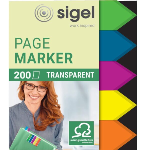 SIGEL Marker Arrow 12x45mm HN613 5 Farben ass. 200 Blatt