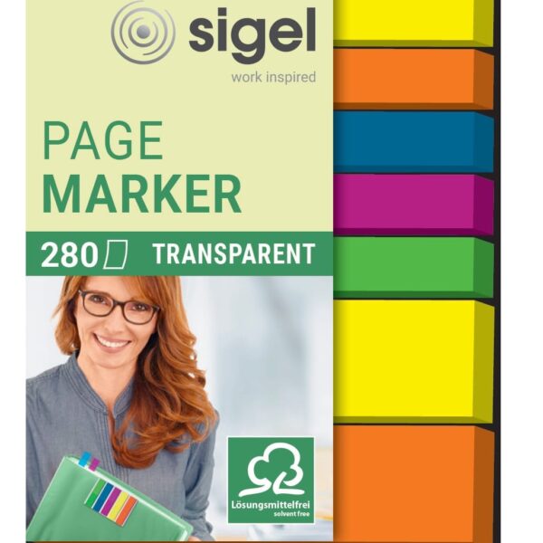 SIGEL Notes 6/12x50mm HN616 5 Farben ass. 280 Blatt