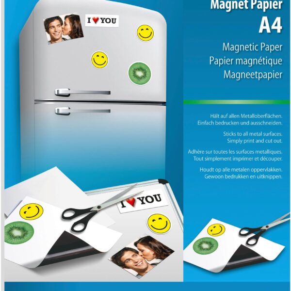 SIGEL Magnet-Papier A4 IP440 weiss 5 Stück