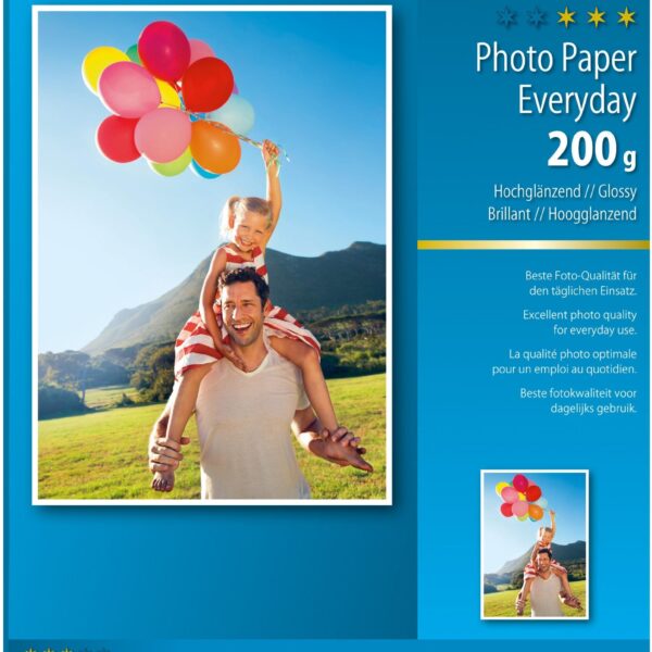 SIGEL InkJet Fotopapier A4 IP711 200g,glossy, weiss 50 Blatt
