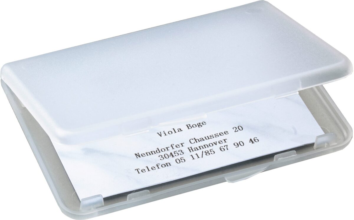 SIGEL Visitenkarten-Etui 89x57mm VA140 transparent für 25 Karten – Hochwertig & günstig bei ShopDeca