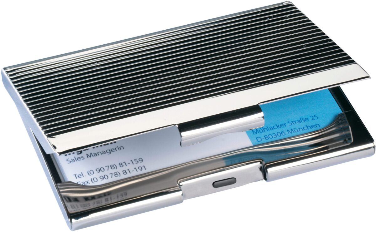 SIGEL Visitenkarten-Etui 62x95mm VZ130 chrom bis 20 Karten – Hochwertig & günstig bei ShopDeca
