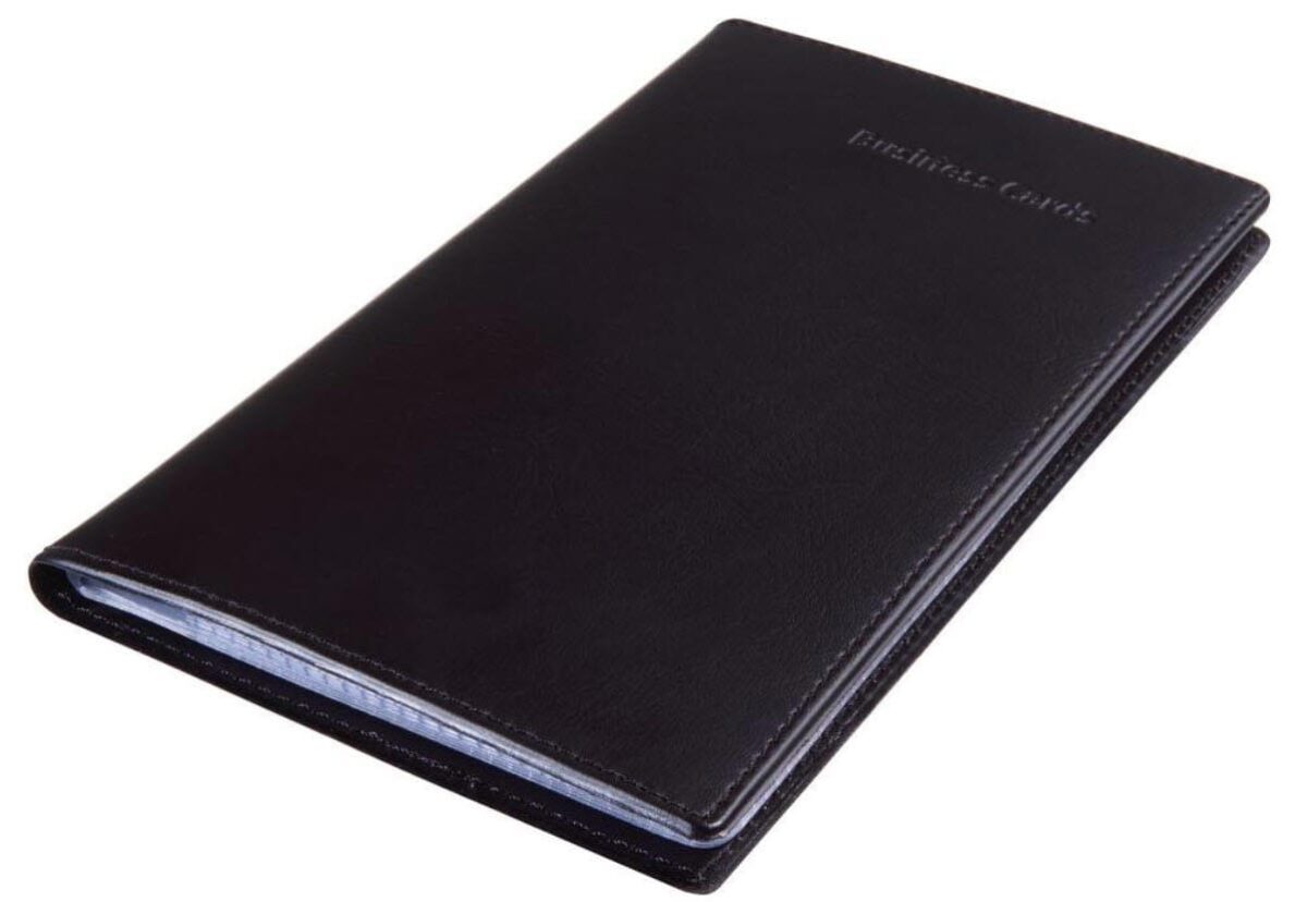 SIGEL Visitenkartenmappe VZ171 schwarz, f. 120 Karten 90x58mm – Hochwertig & günstig bei ShopDeca