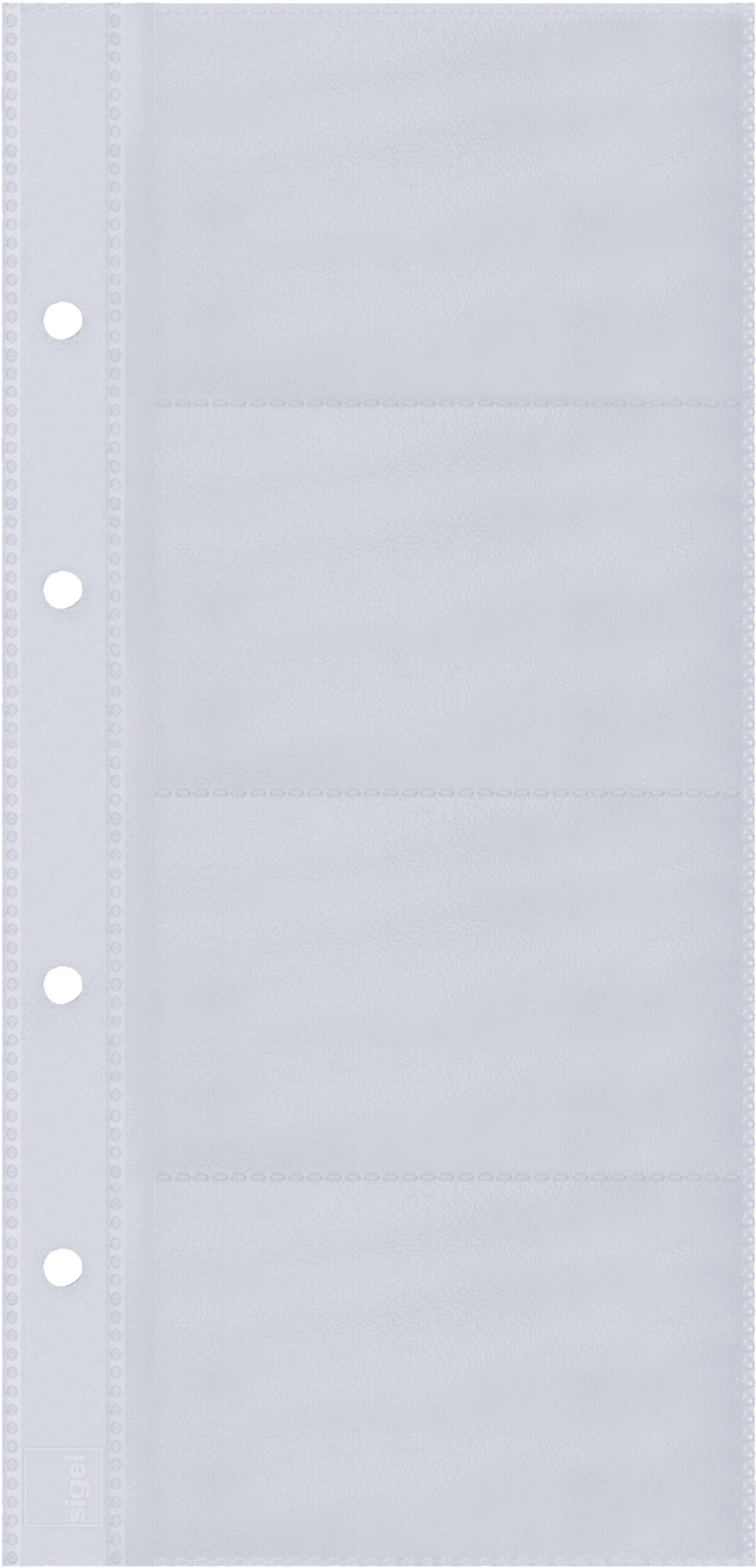 SIGEL Visitenk.-Ringb.Hüllen 90x58mm VZ350 1-reihig, A-Z, 10 Stück – Hochwertig & günstig bei ShopDeca