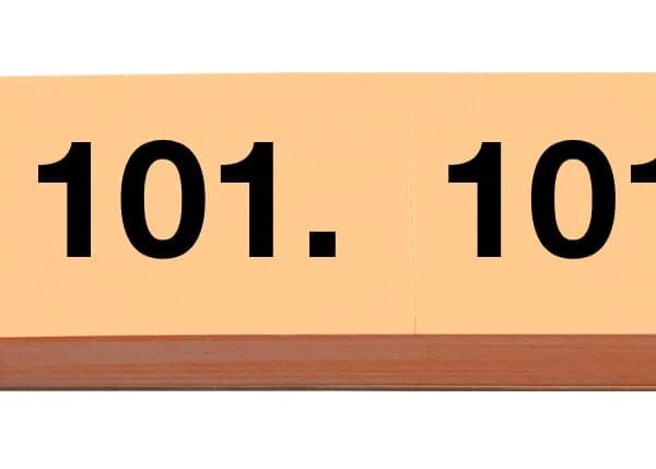 SIMPLEX Garderobenblock 101-200 13080 orange 100 Blatt