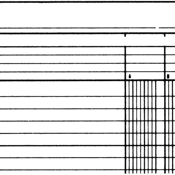 SIMPLEX Statistikbuch A4 19088 4 Kolonnen, grün 40 Blatt