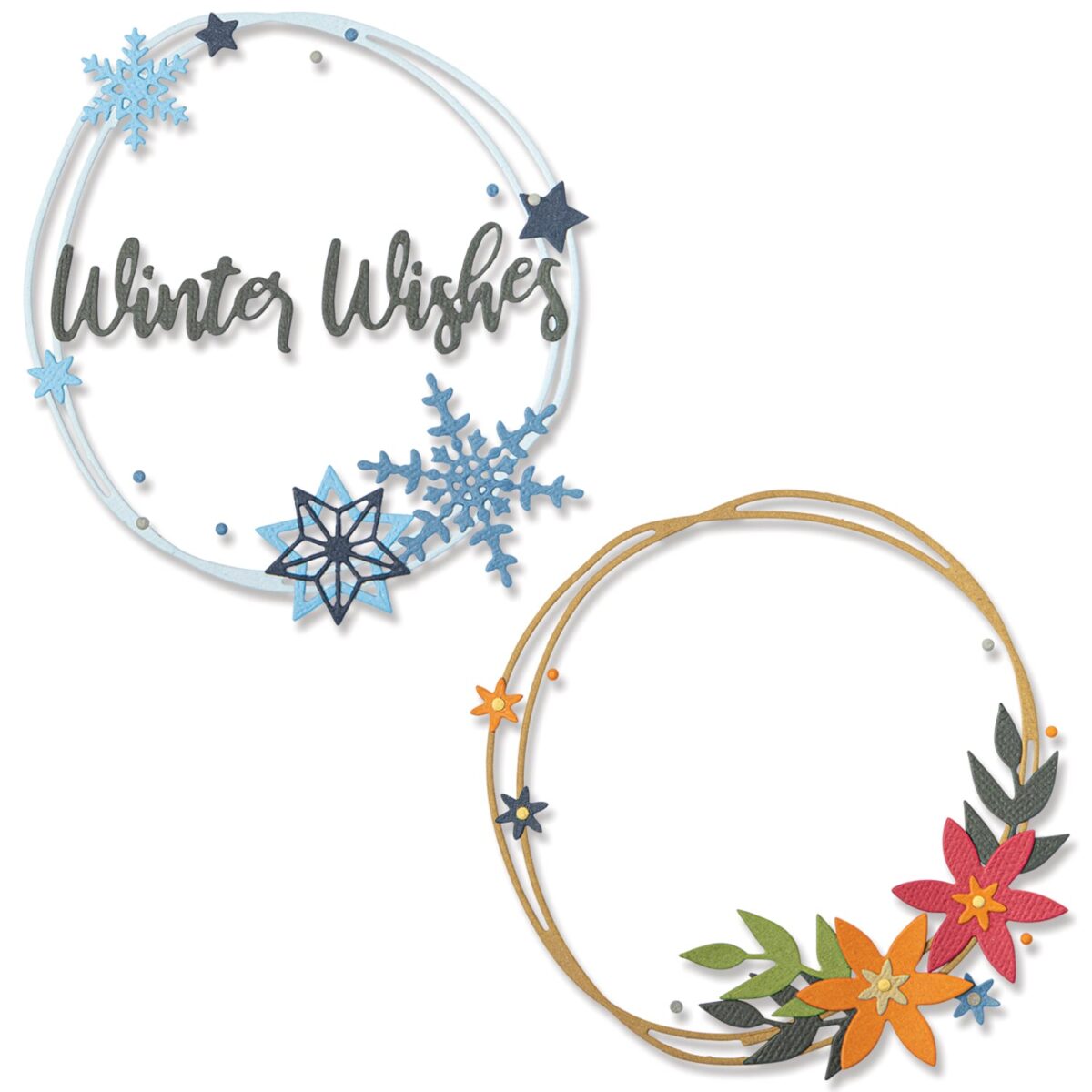 SIZZIX Stanzformen Winterkranz 666026 15er Set – Hochwertig & günstig bei ShopDeca