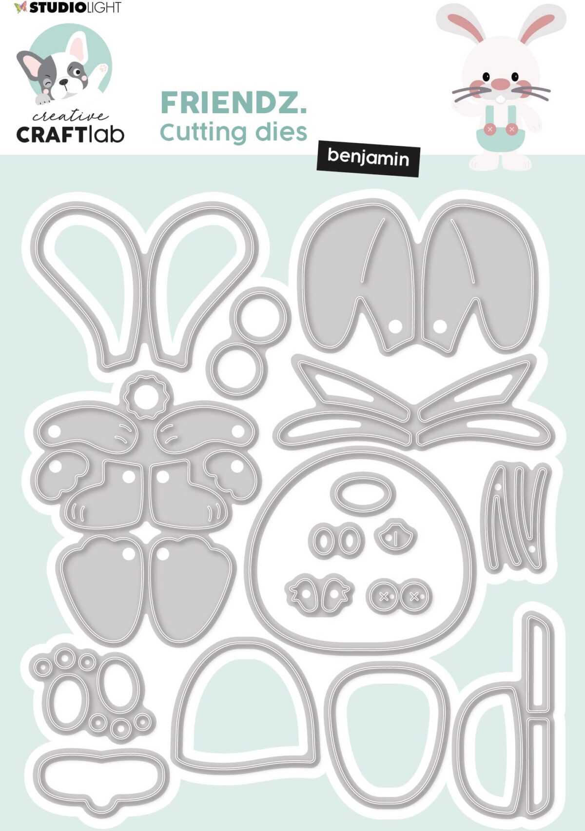 SIZZIX Stanzschablone 12.7x11x0.1cm CD476 Hase 17 Stück – Hochwertig & günstig bei ShopDeca