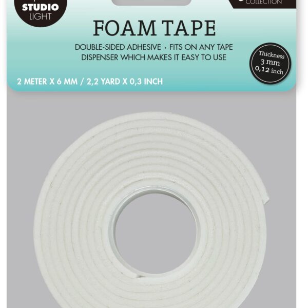SIZZIX Schaumklebeband 0.3cm FOAMT04 doppelseitig 2 Meter