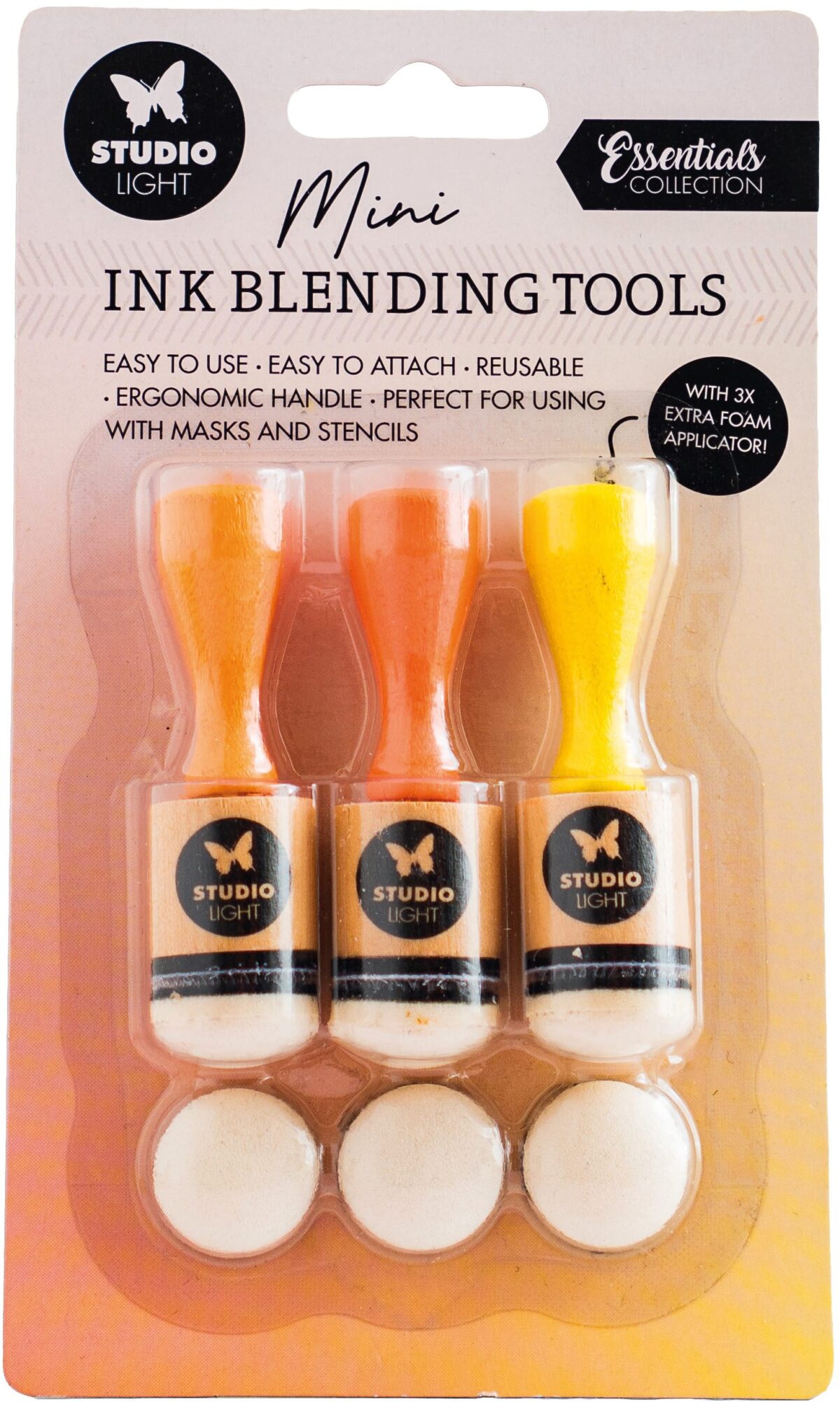 SIZZIX Farbmischwerkzeuge INKAP03 Pads 2 cm 6 Stück – Hochwertig & günstig bei ShopDeca