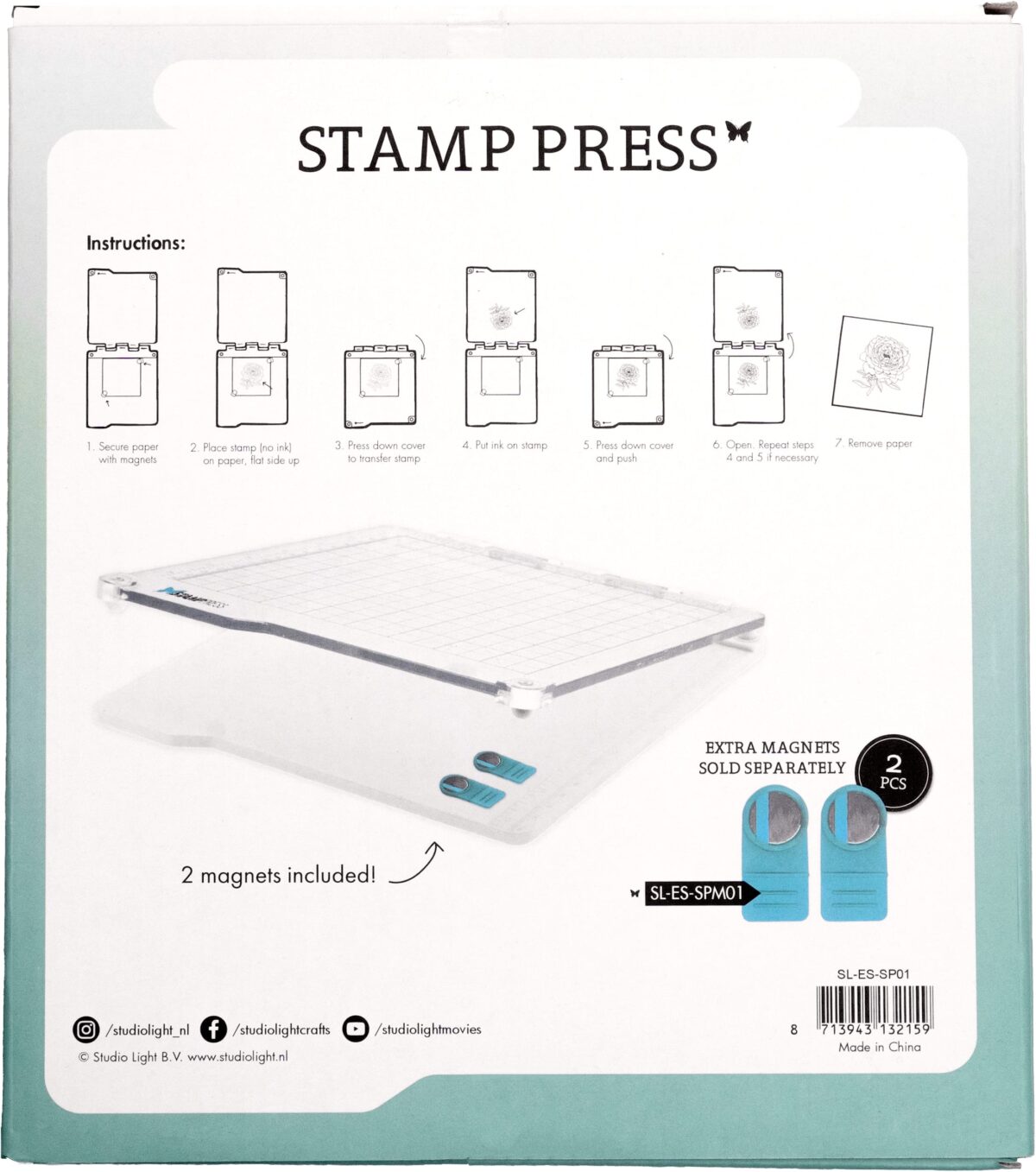 SIZZIX Stempelpresse 16x16x2cm SP01 3 Stück – Hochwertig & günstig bei ShopDeca