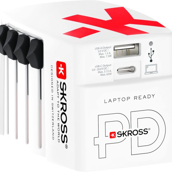 SKROSS World Travel Adapter AC65PD 1.302333 Dual USB