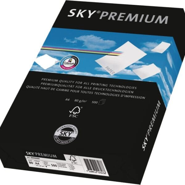 SKY Premium Papier A3 88151279 80g, weiss 500 Blatt
