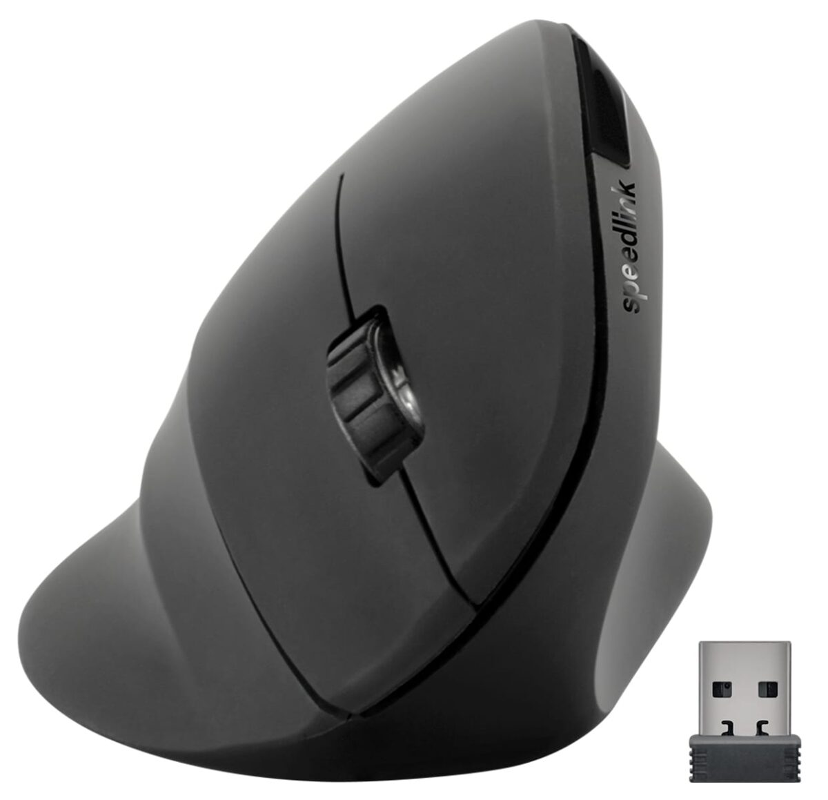 SPEEDLINK PIAVO Ergonomic Mouse SL-630019-RRBK wireless, vertical, black – Hochwertig & günstig bei ShopDeca