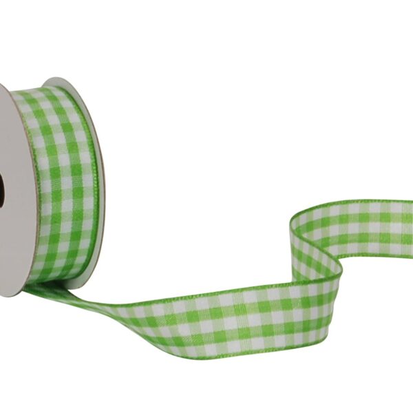 SPYK Band Cubino Vichy 1746.1554 15mmx3m grün-weiss