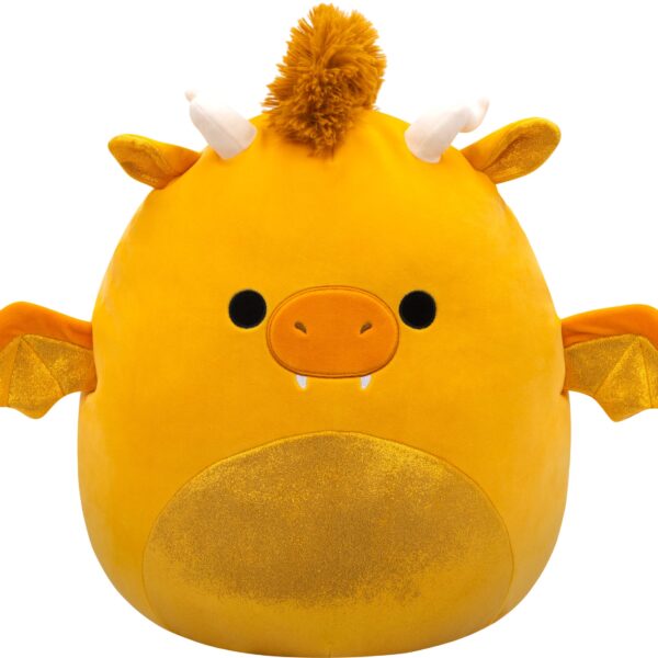SQUISHMALLOWS Mister Drache 40cm 6700.45339 gold mit glitzerndem Bauch