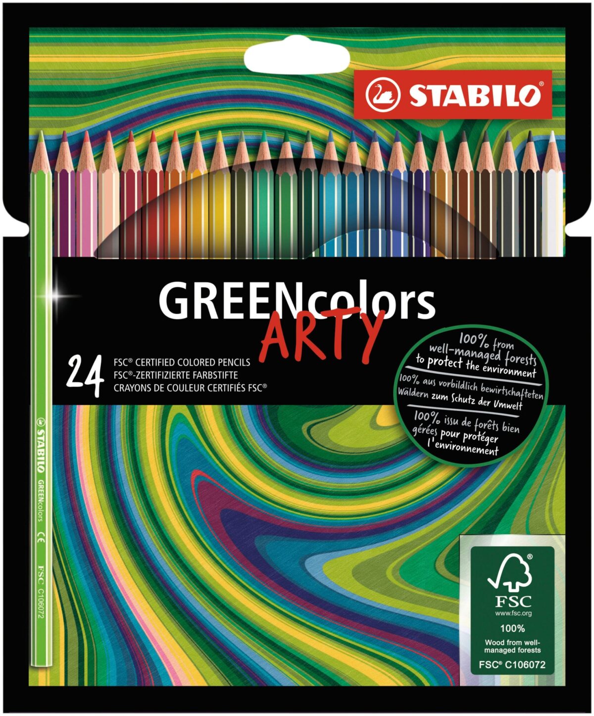 STABILO Farbstift ARTY 106019124 GREENcolors 24 Stück – Hochwertig & günstig bei ShopDeca
