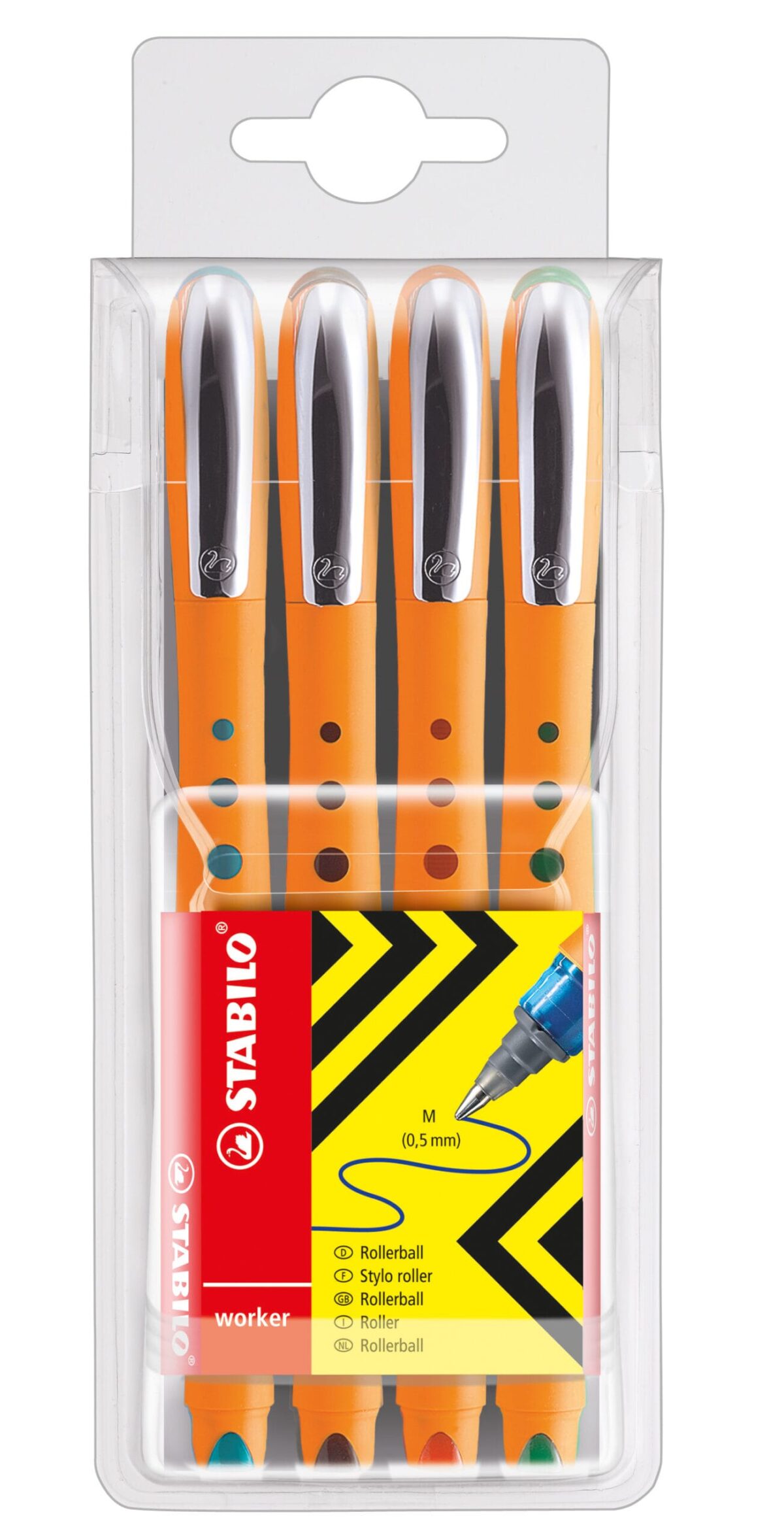 STABILO Roller Worker 0,5mm 2018/4 4-Farben – Hochwertig & günstig bei ShopDeca