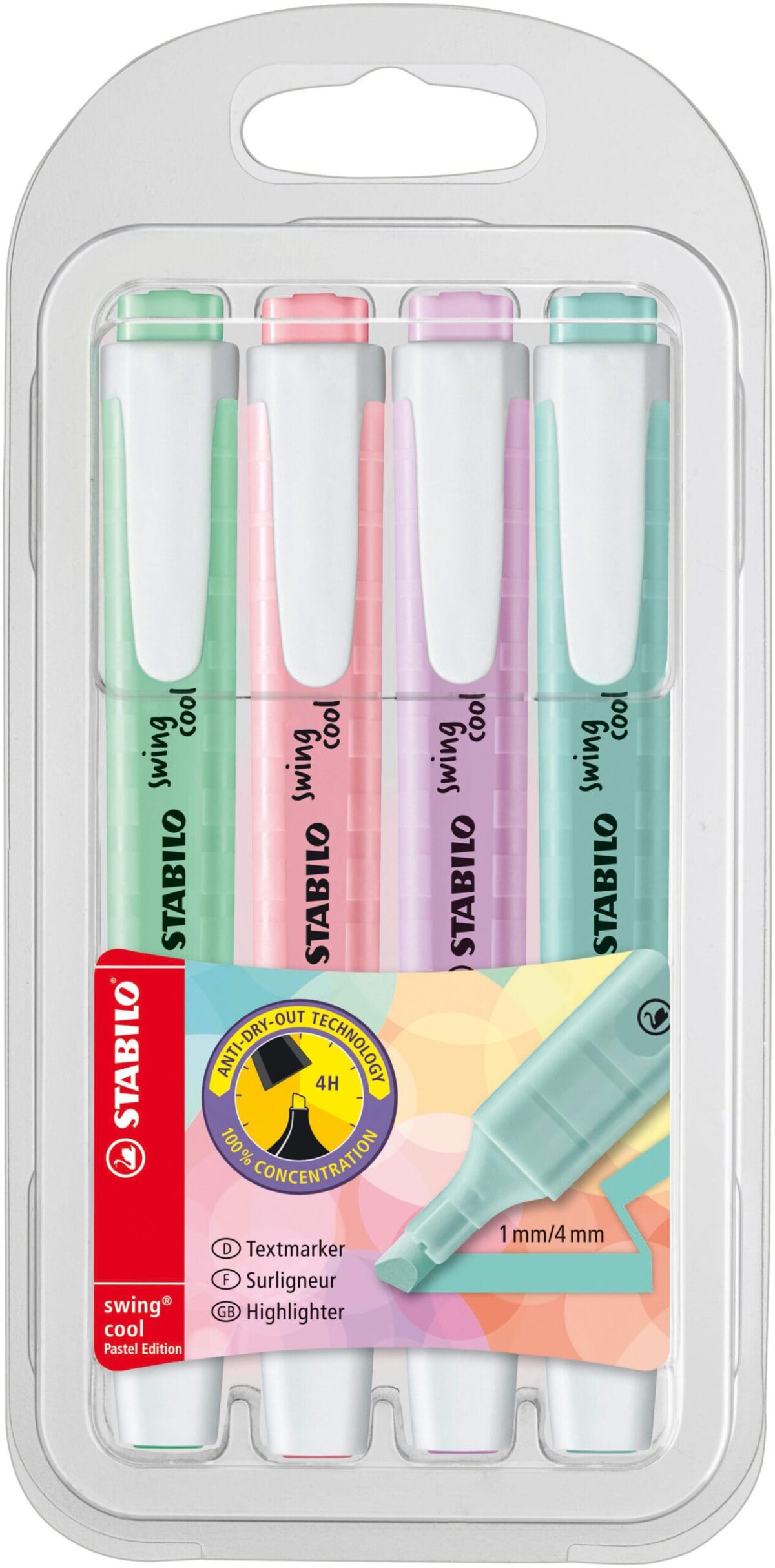 STABILO Swing cool Pastell 275/4-08 4 Stück – Hochwertig & günstig bei ShopDeca