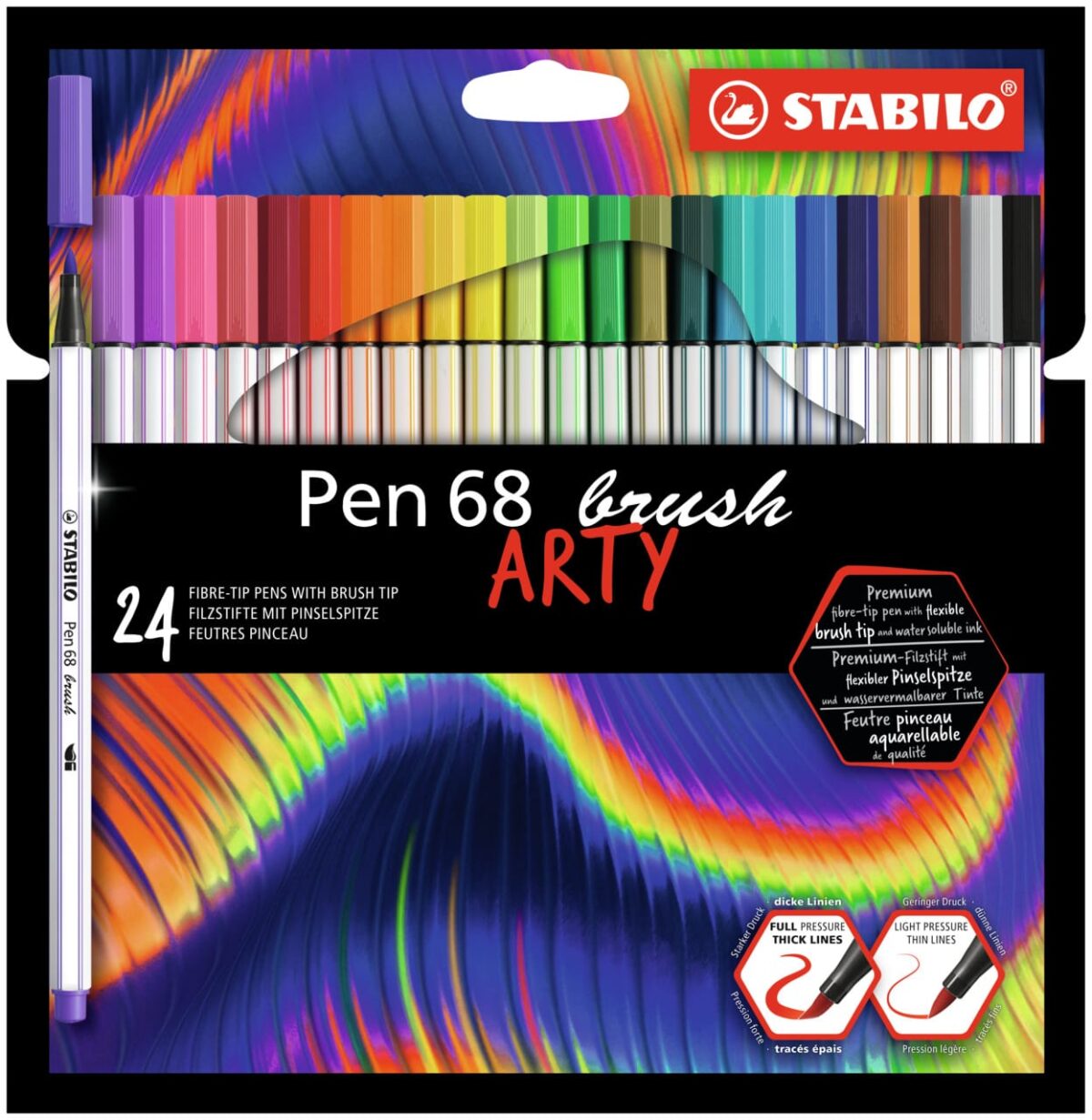 STABILO Fasermaler Pen 68 Brush 568/24-21-20 24 Stück ass. – Hochwertig & günstig bei ShopDeca