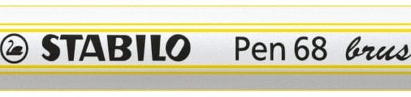 STABILO Fasermaler Pen 68 Brush 568/24 zitronengelb