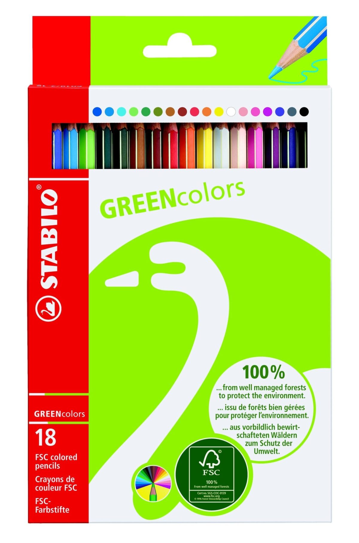 STABILO Farbstifte Greencolors 6019/2181 18 Farben – Hochwertig & günstig bei ShopDeca