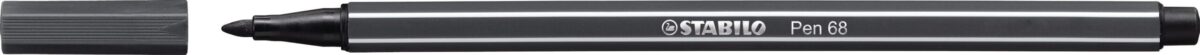 STABILO Fasermaler Pen 68 1mm 68/97 schwarzgrau – Hochwertig & günstig bei ShopDeca
