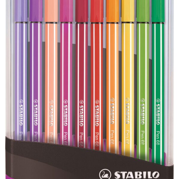 STABILO Fasermaler Pen 68 6820-04-03 20 Stück ass. ColorParade