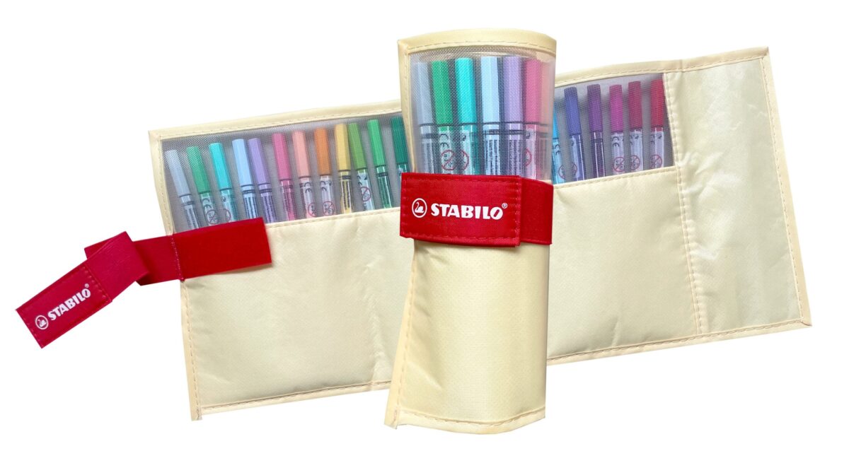 STABILO Rollerset point 68 1.0mm 6825-08-02CH 25 Farben ass. pastellgelb – Hochwertig & günstig bei ShopDeca