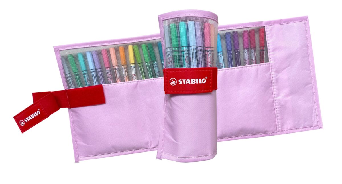 STABILO Rollerset point 68 1.0mm 6825-08-04CH 25 Farben ass. pastellrosa – Hochwertig & günstig bei ShopDeca