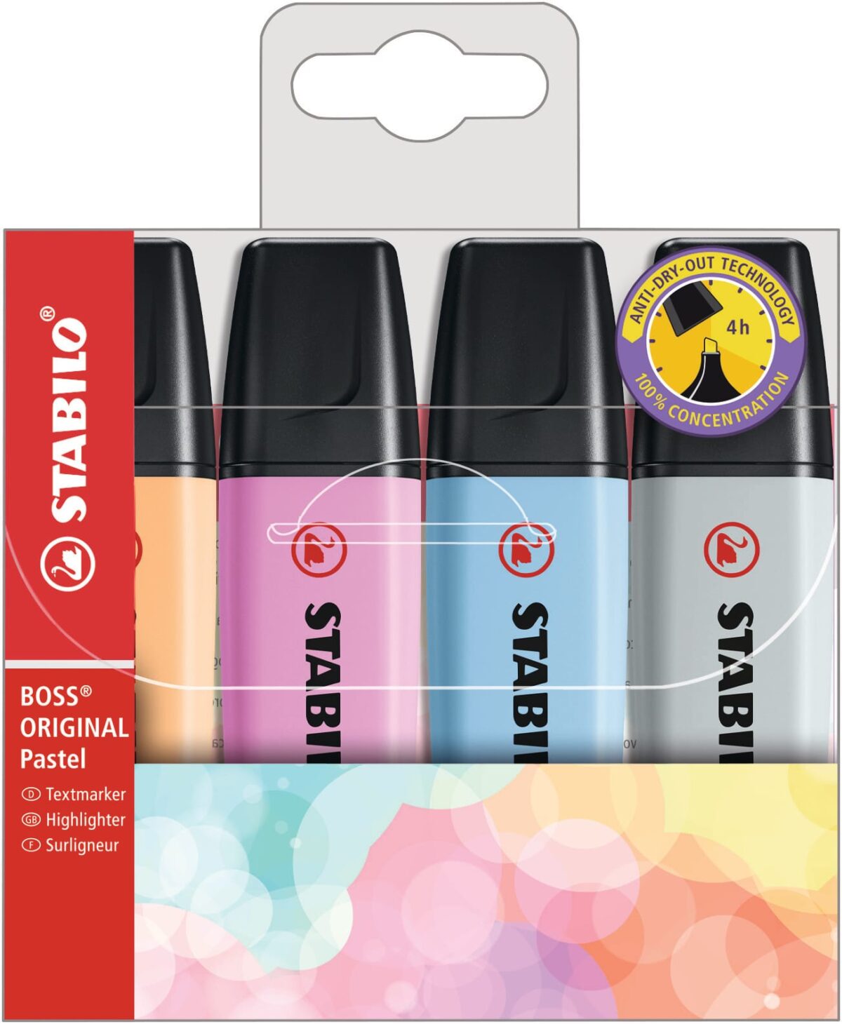 STABILO BOSS Pastell 2-5mm 70/4-4 4 Stück – Hochwertig & günstig bei ShopDeca