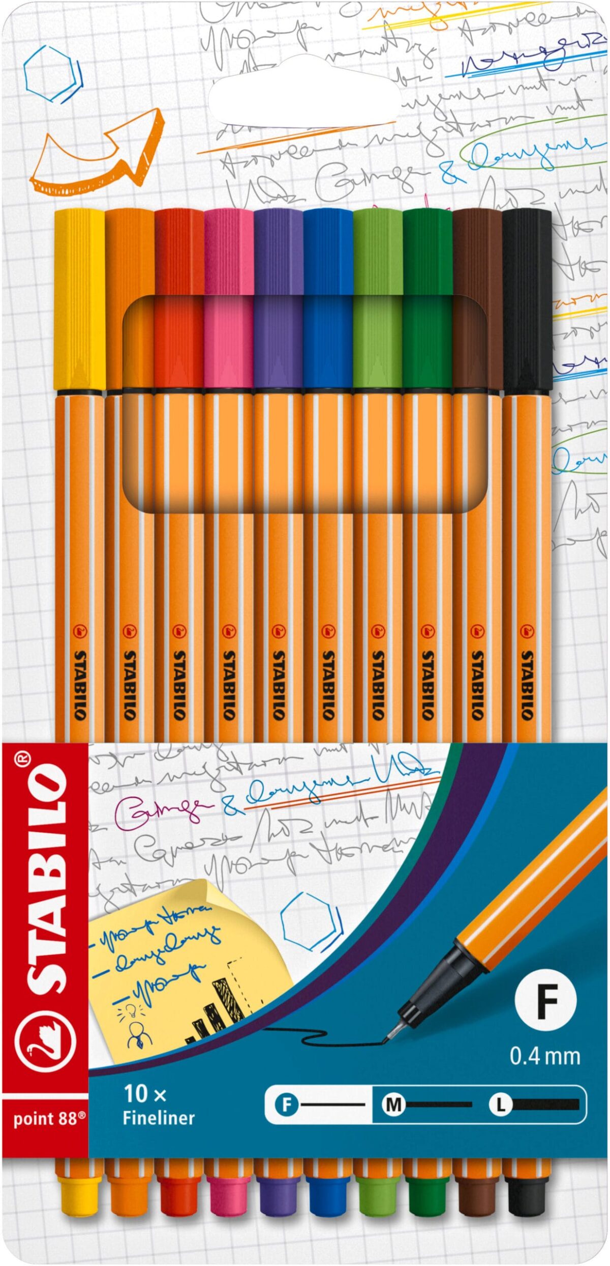 STABILO Feinschreiber point 88 0.4mm 88/10 10 Farben ass. – Hochwertig & günstig bei ShopDeca