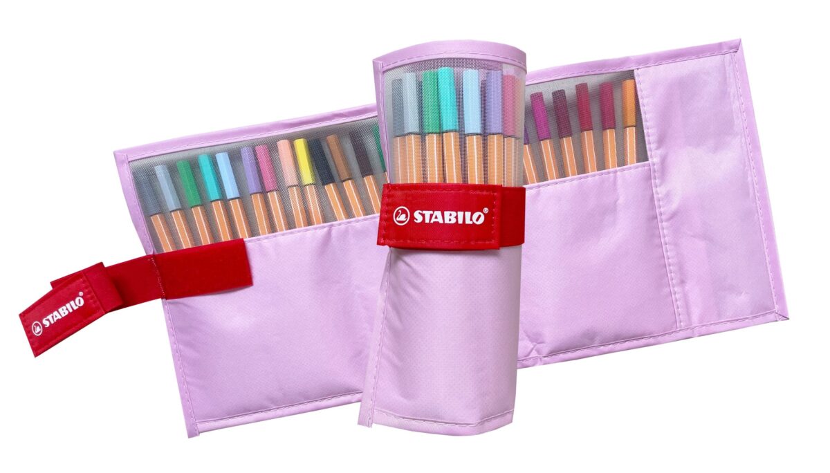 STABILO Rollerset point 88 0.4mm 8825-08-04CH 25 Farben ass. pastellrosa – Hochwertig & günstig bei ShopDeca