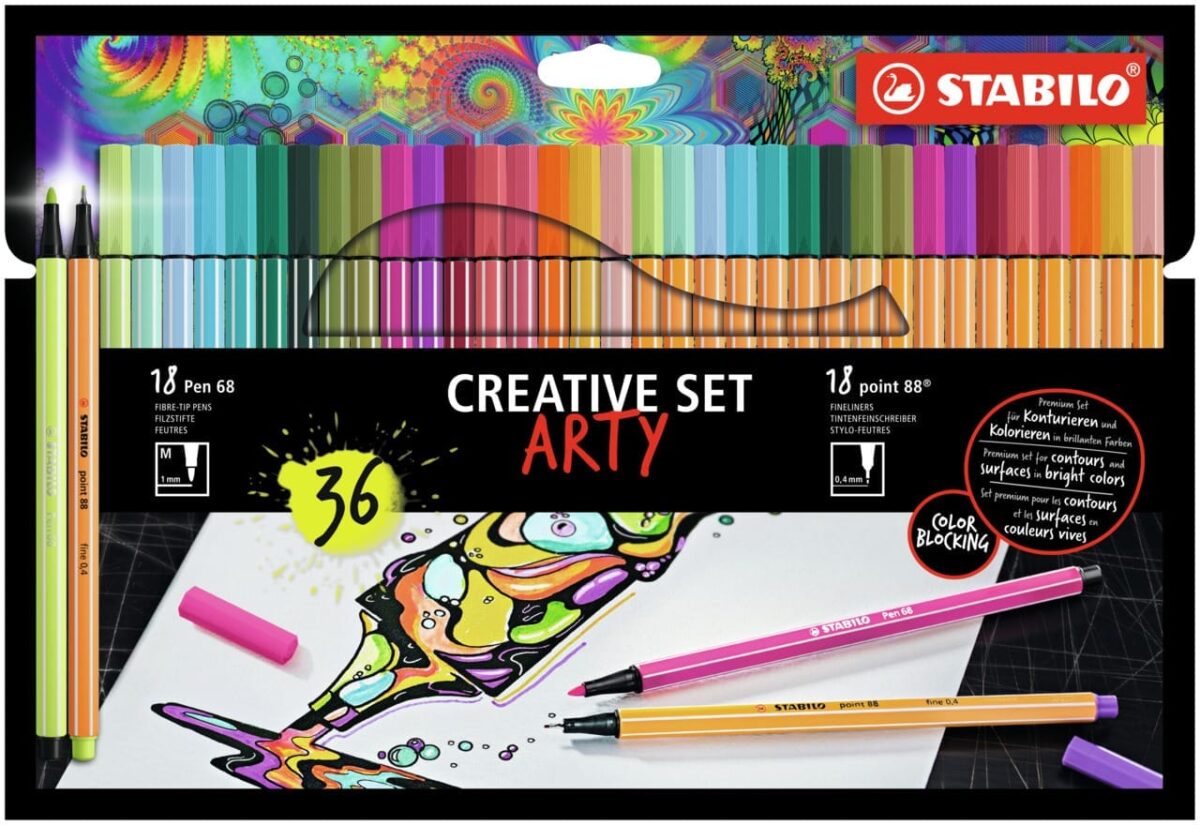 STABILO Fasermaler Pen 68 Arty 8868/36-1-20-6 36 Stück ass. – Hochwertig & günstig bei ShopDeca