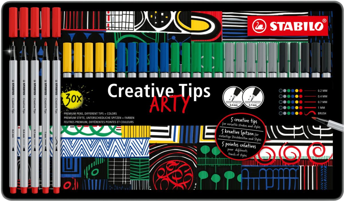 STABILO Kreativset Tips Arty 89/30-6-1-20 Classic 30 Stück – Hochwertig & günstig bei ShopDeca