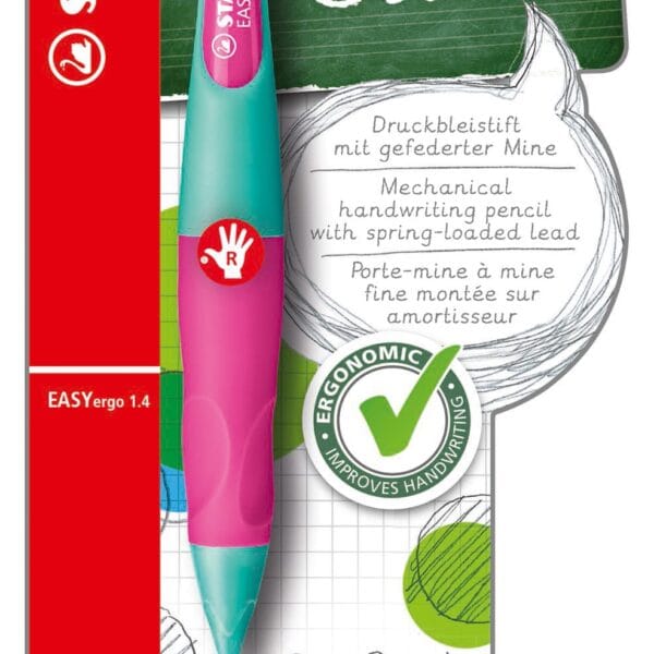 STABILO EASYergo Start R B-46899-5 türkis/neonrosa
