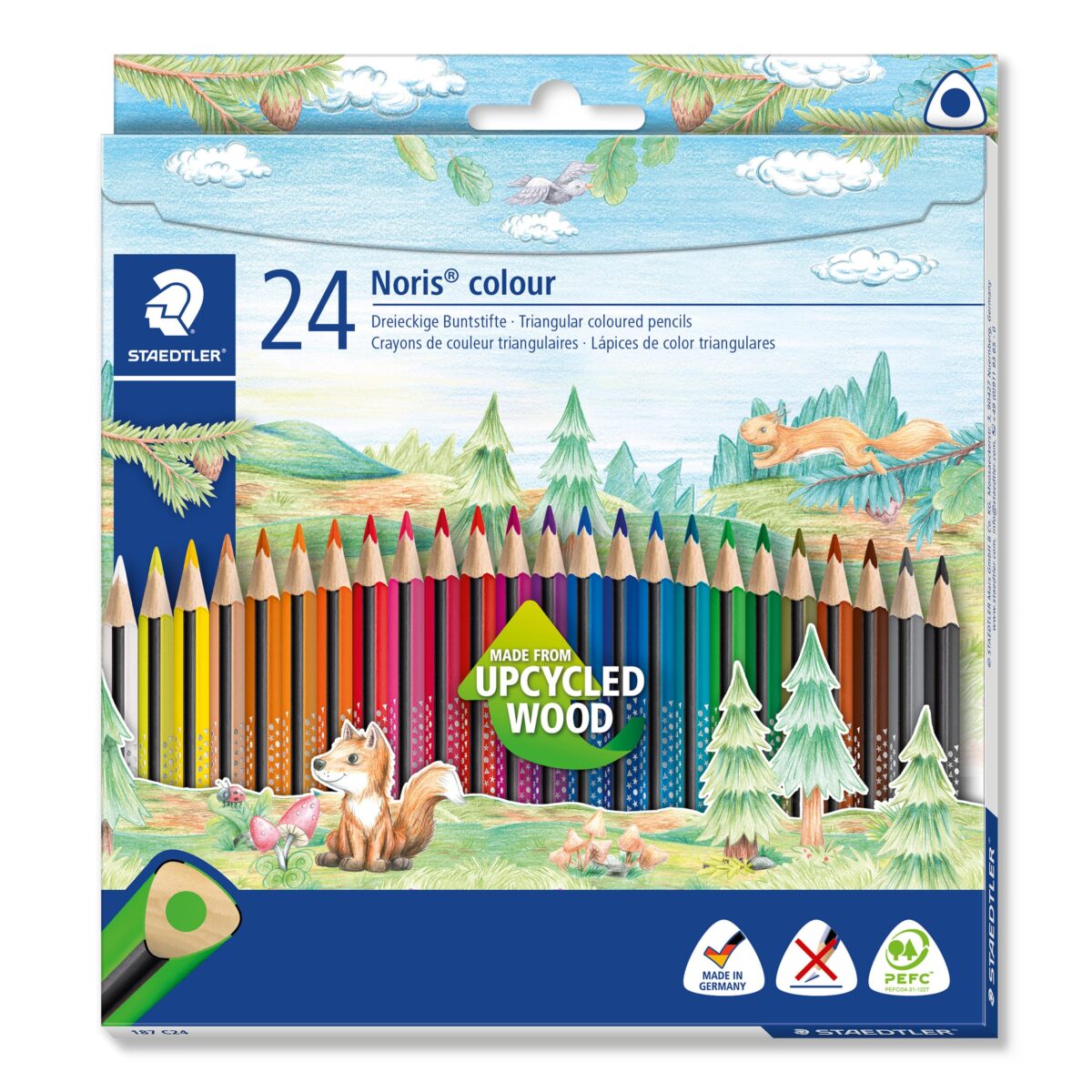 STAEDTLER Farbstifte Noris Colour 187C2403 upcycled Wood 24 Stück – Hochwertig & günstig bei ShopDeca
