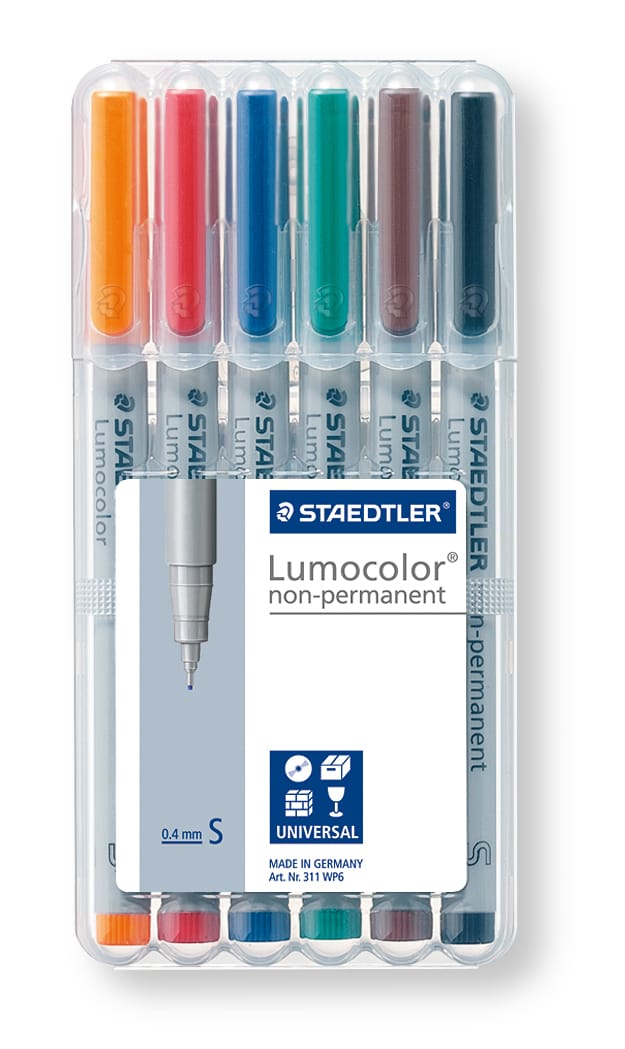 STAEDTLER-311-WP6-4007817307779 STAEDTLER Lumocolor non-perm. S 311-WP6 6 Farben ass. – Hochwertig & günstig bei ShopDeca