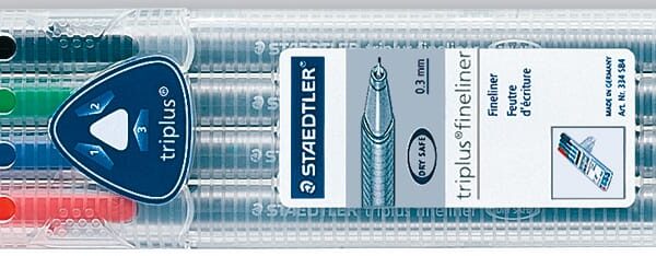 STAEDTLER Feinschr. triplus 334 0,3mm 334 SB4 4 Farben ass.