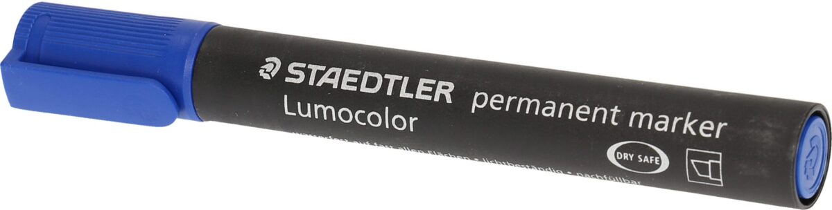STAEDTLER Perm. Marker Lumocolor 350 350-3 blau, Keilspitze – Hochwertig & günstig bei ShopDeca