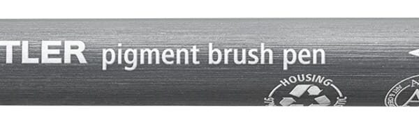 STAEDTLER Fasermaler mit Pinselspitze 371-39 pazifikblau