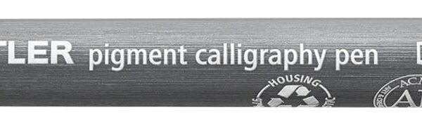 STAEDTLER Fasermaler 2mm 375-99 intensiv schwarz, Kalligraphie