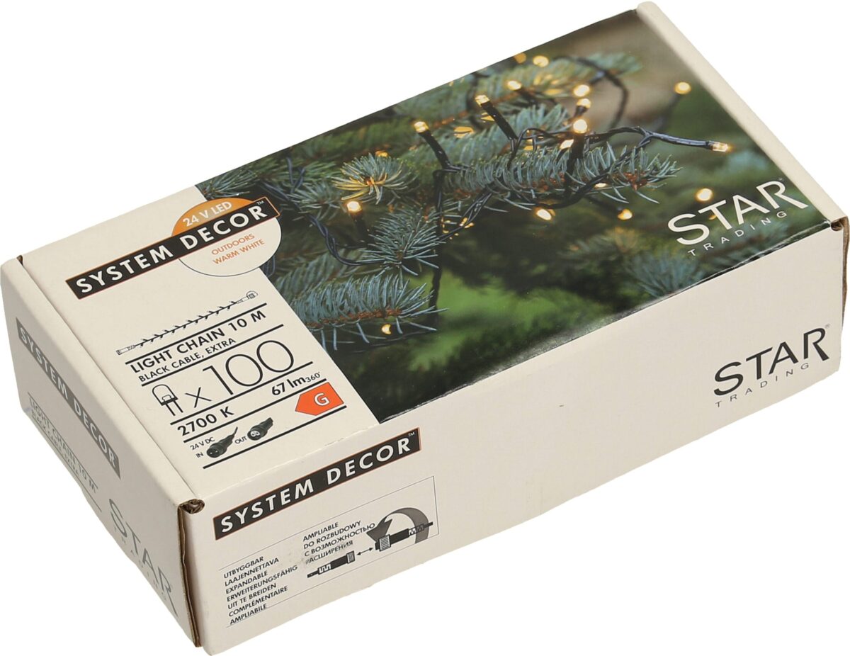STAR TRADING System Decor Lichterkette 10m 12.495-12 schwarz – Hochwertig & günstig bei ShopDeca