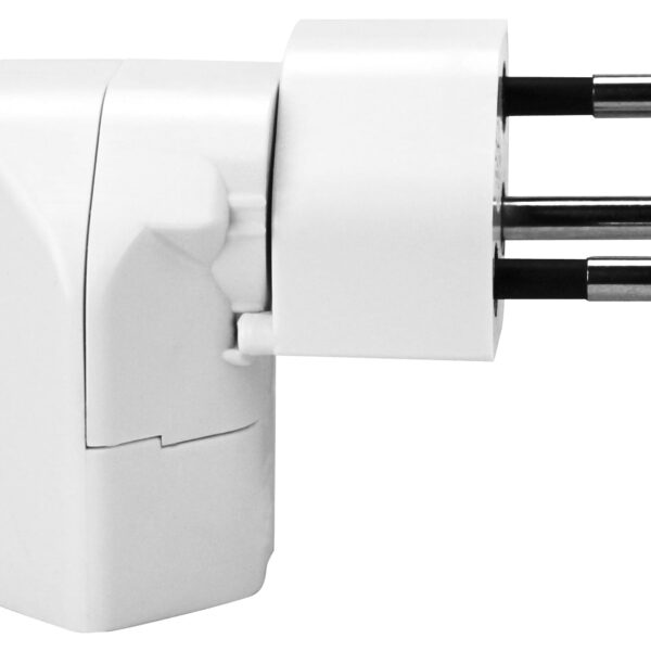 STEFFEN Dreh-Winkeladapter 149712 weiss 1 Stecker
