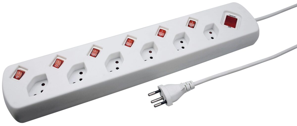STEFFEN Steckdosenleiste 1,5m 207601216S weiss 6 Stecker – Hochwertig & günstig bei ShopDeca