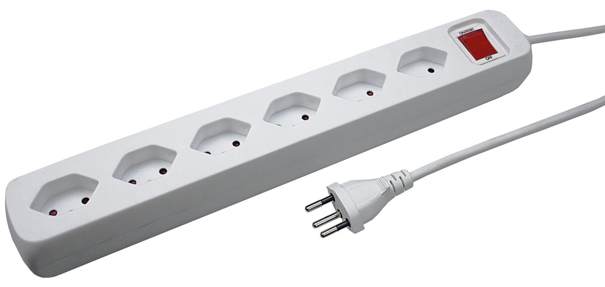 STEFFEN Steckdosenleiste 1,5m 207603216S weiss 6 Stecker – Hochwertig & günstig bei ShopDeca