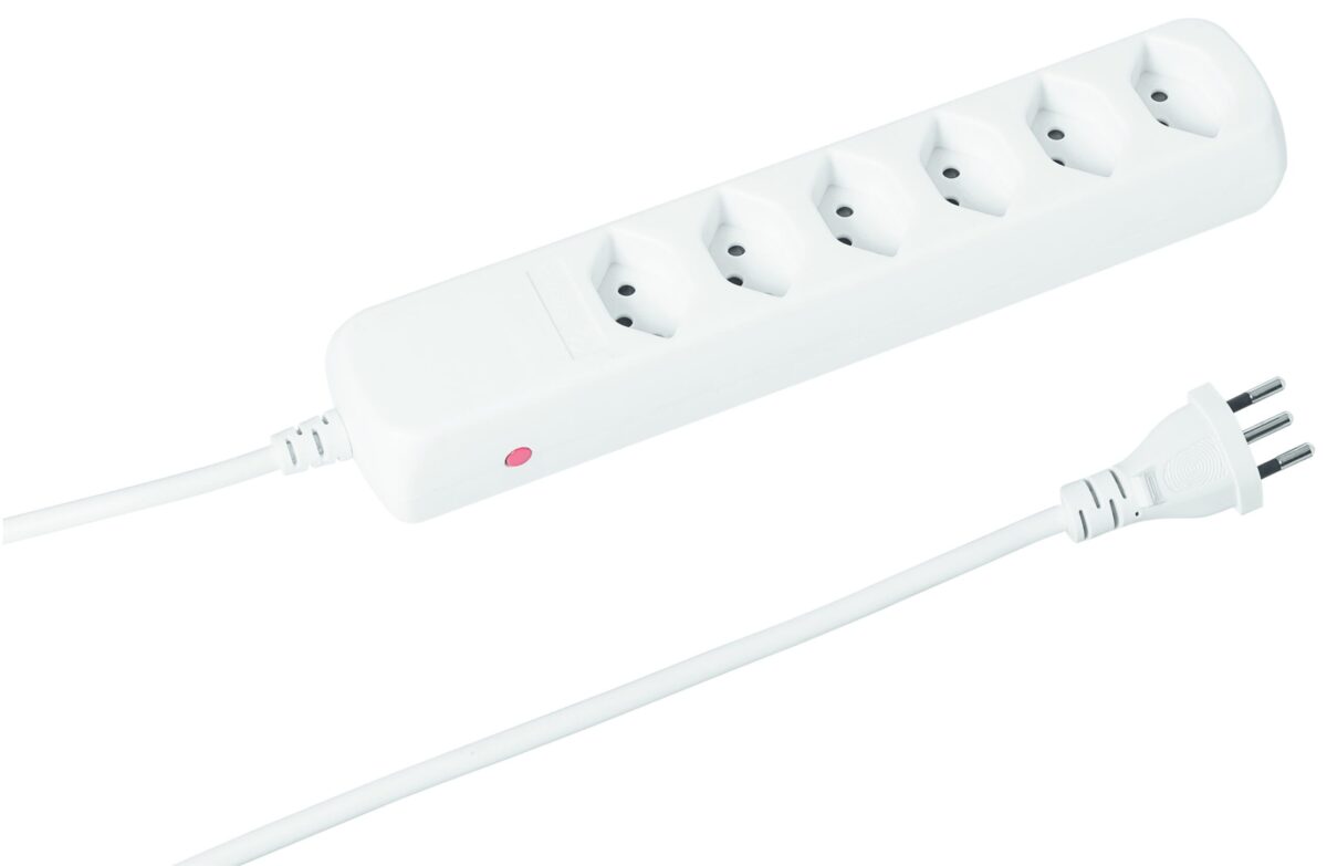 STEFFEN Steckdosenleiste 207605216 C POWER EASY 1.5m, 6xT13, weiss – Hochwertig & günstig bei ShopDeca